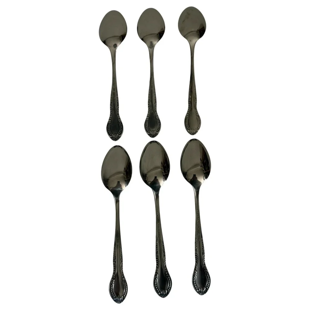 Columbia Stainless Flatware Set Made In Japan 19 Piece Beaded Edge Floral VTG